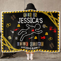 True Crime Watching Blanket - Personalized Wearable Blanket Hoodie